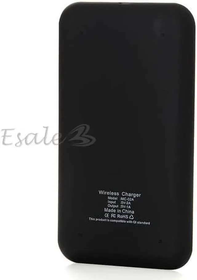 Alt view image 6 of 6 - QI Wireless Charger Charging Pad for Samsung Galaxy S4 S3 Note 2 3 Black