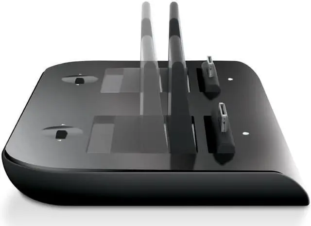 Alt view image 3 of 11 - iSound Dual Power View Charging Dock for iPhone 3G/3GS/4/4s, iPod Touch 1/2/3/4th generation, iPod Nano 5/6th generation - Black