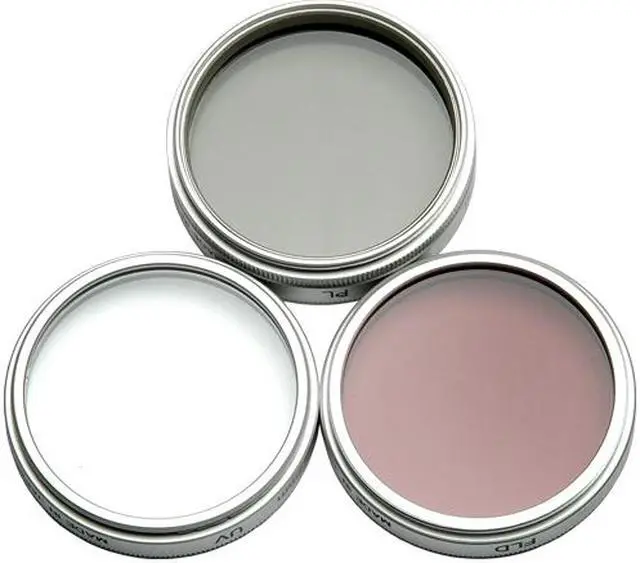 Alt view image 2 of 2 - Crystal Optics 3-Piece Filter Kit (34mm UV/FLD/PL) - Silver