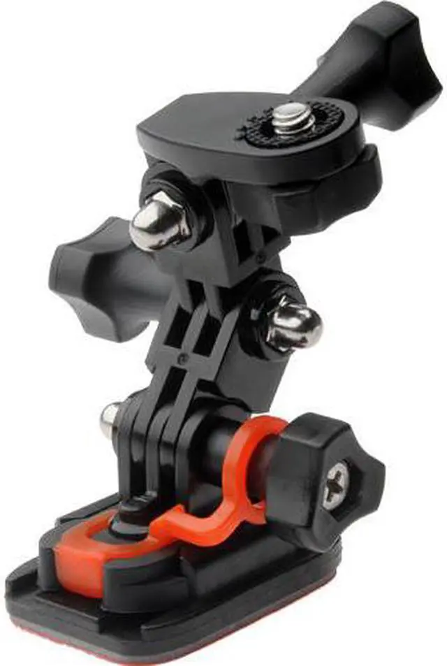 Alt view image 3 of 8 - Vivitar Pro Series Curved Helmet, Flat Surface & Vented Helmet Mounts for GoPro & All Action Cameras
