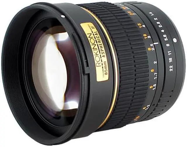 Alt view image 3 of 15 - Rokinon 85Mc Camera Lens 85Mm F1.4 Aspherical Lens for Canon