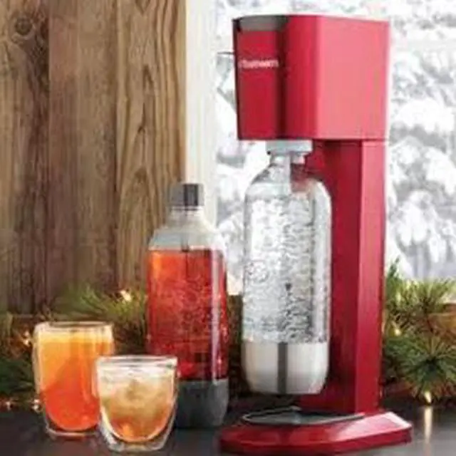 Alt view image 2 of 4 - SodaStream Pure Sparkling Water & Soda Maker, Red
