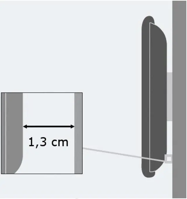 Alt view image 3 of 4 - Ultra Slim Fixed TV Wall Mount- 40-65in