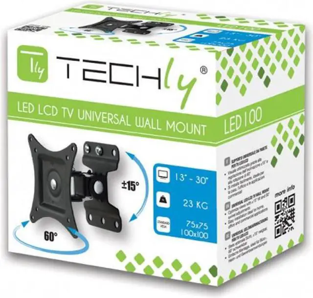Alt view image 3 of 3 - Tilting Wall Mount for 13-30in TVs