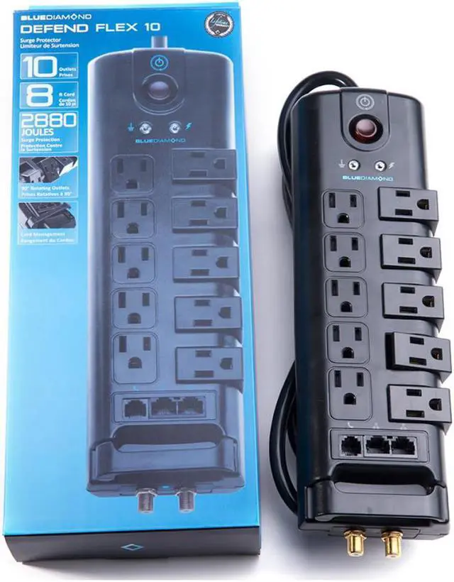 Alt view image 3 of 4 - Defend Flex 10 Surge Protector  - 8ft