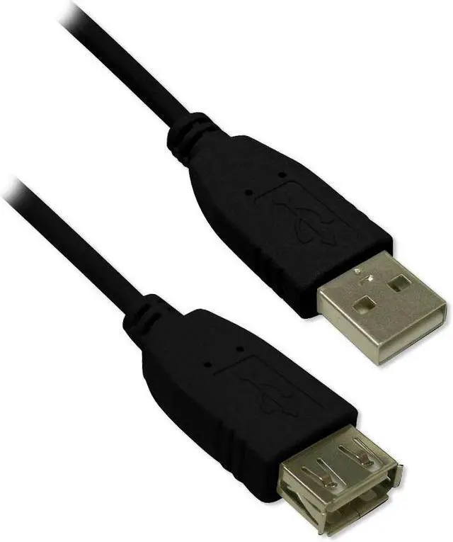 Main image of USB AA Ext Cable MF - Black, 15ft