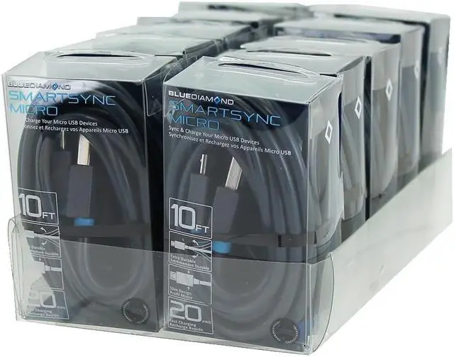 Alt view image 3 of 3 - SmartSync Micro USB Cable, 10ft