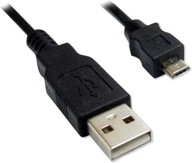 Main image of USB 2.0 Cable A-MicroB MM - 6Ft - Black
