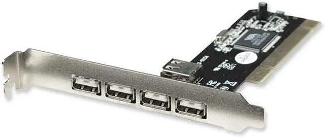 Main image of 4 Ext Ports, 1 Int USB 2.0 PCI Card