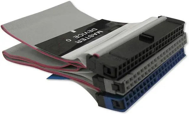 Main image of ATA66100 2 Drive PVC IDE Cable - 3ft
