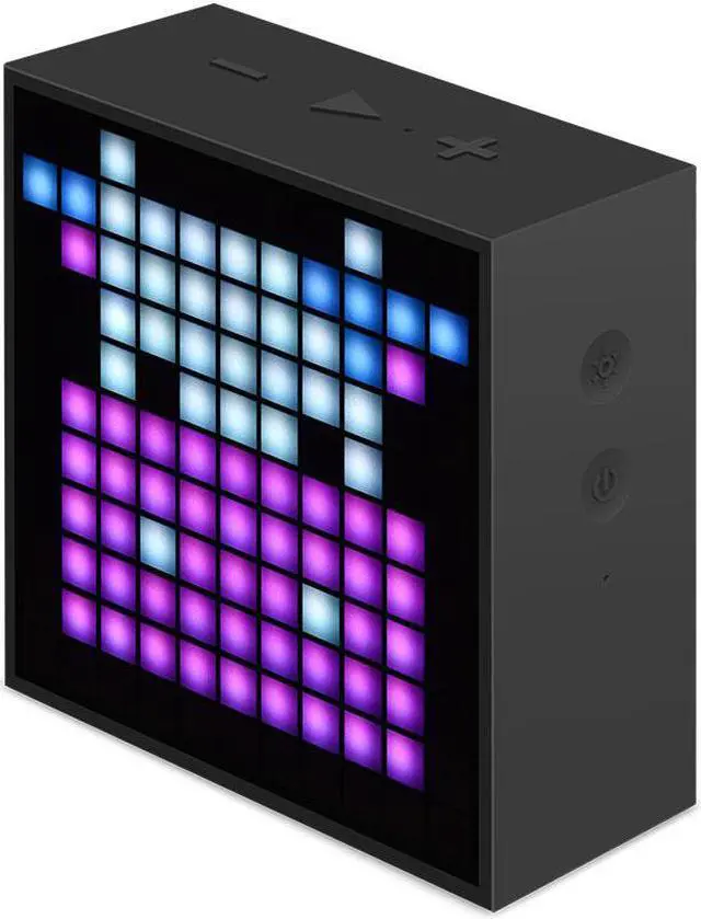 Alt view image 6 of 12 - Divoom Timebox Mini Portable Smart Alarm Clock with App & Bluetooth Speaker