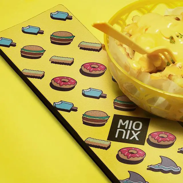 Alt view image 3 of 6 - MIONIX MNX-05-27006-G LONG PAD FRENCH FRIES WRISTPAD