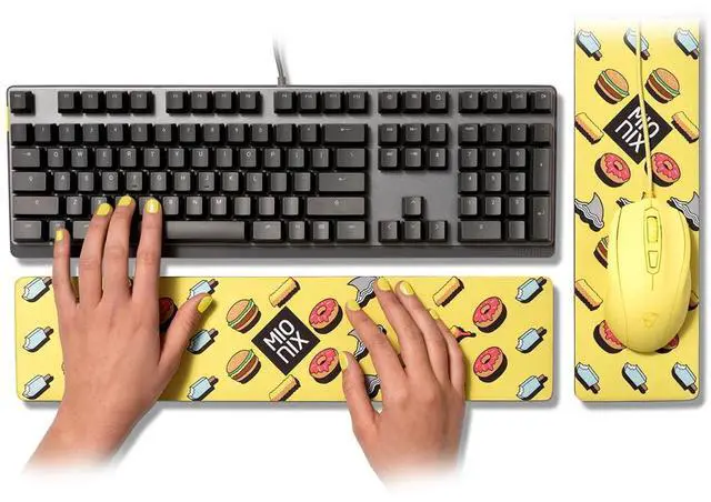 Alt view image 4 of 6 - MIONIX MNX-05-27006-G LONG PAD FRENCH FRIES WRISTPAD