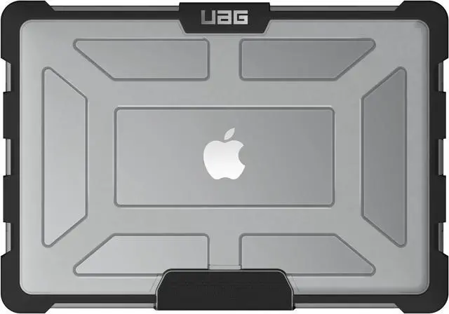 Alt view image 9 of 11 - UAG MacBook Pro 15-inch with Touchbar (4th Gen, 2016-2019) Feather-Light Rugged [Ice] Case