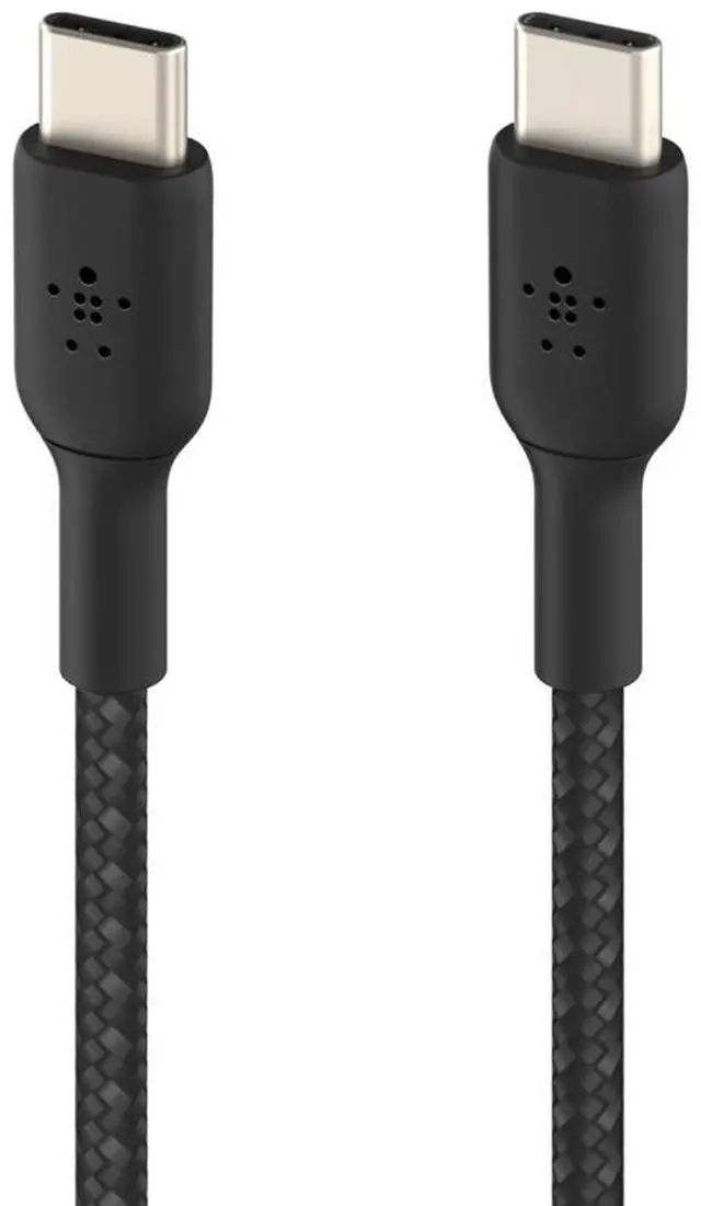 Alt view image 4 of 20 - Belkin CAB004bt1MBK 3.3 ft. Black Boost Charge Braided USB-C to USB-C Cable