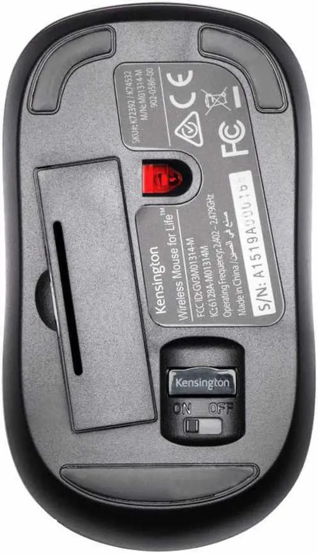 Alt view image 5 of 5 - Kensington Technology K72392USA Kensington MC K72392USA Wireless Mouse for Life