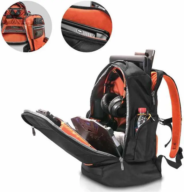 Alt view image 4 of 17 - Everki ContemPRO 117 Laptop Backpack up to 18.4 inch Black Bags and Sleeves