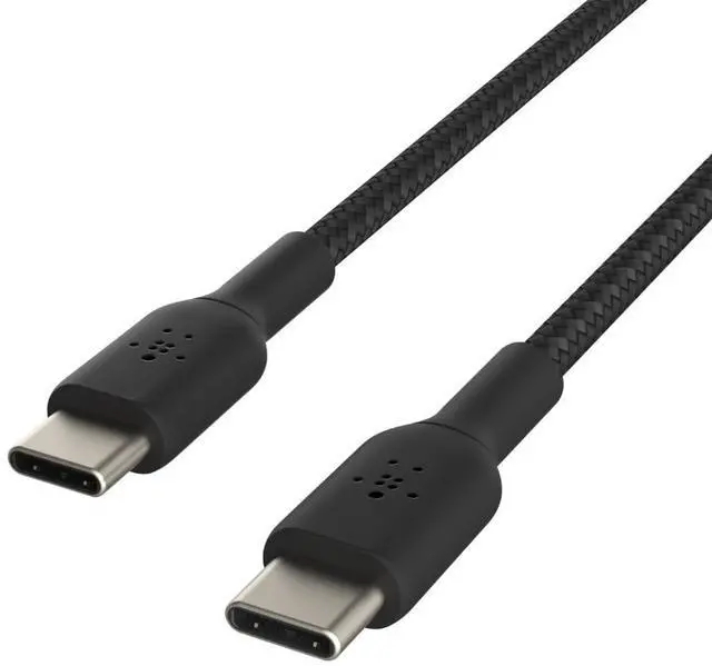 Alt view image 5 of 20 - Belkin CAB004bt1MBK 3.3 ft. Black Boost Charge Braided USB-C to USB-C Cable