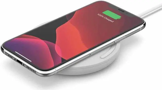 Alt view image 9 of 20 - BELKIN WIA001TTBK Black BOOST CHARGE 10W Wireless Charging Pad + QC 3.0 Wall Charger + Cable