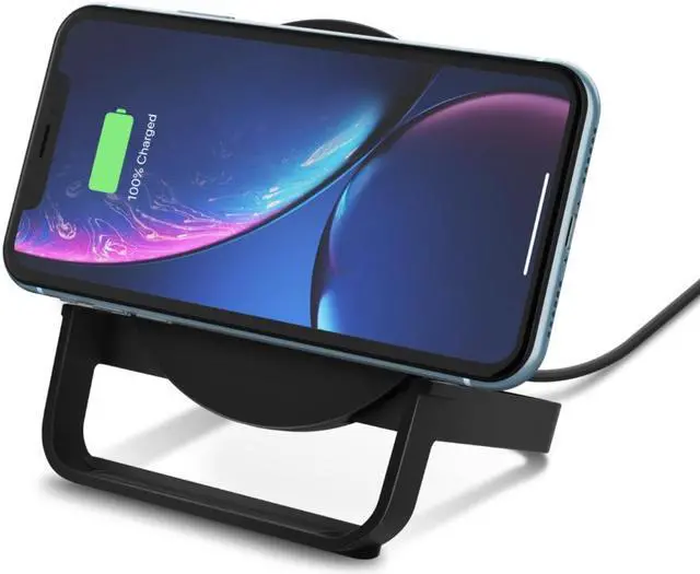 Alt view image 3 of 20 - Belkin Boost Charge 10W Qi Certified Wireless Fast Charging Pad for iPhone or Android, Charge Your Devices Ultra-Fast to Get You Back to What's Important, Black