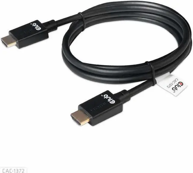Alt view image 12 of 20 - Club3D CAC-1372 Ultra High Speed HDMI 10K 120Hz Cable 48Gbps Male/Male 2 m./6.56ft.