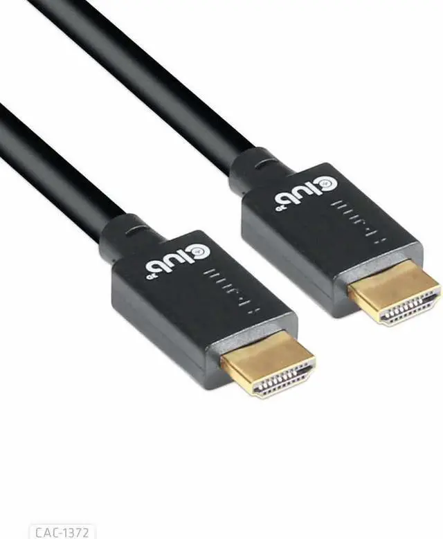 Alt view image 13 of 20 - Club3D CAC-1372 Ultra High Speed HDMI 10K 120Hz Cable 48Gbps Male/Male 2 m./6.56ft.