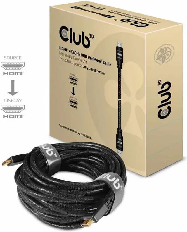 Alt view image 8 of 16 - Club 3D Cac-2313 Hdmi Audio/Video Cable With Ethernet