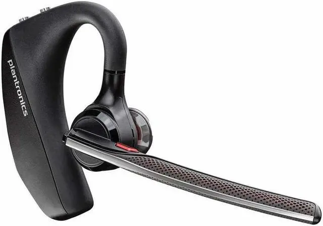 Alt view image 2 of 7 - Poly - Voyager 5200 Wireless - Single-Ear Bluetooth Headset w/Noise (Plantronics) -Canceling Mic - Ergonomic Design - Voice Controls - Lightweight - Connect to Mobile/Tablet via Bluetooth