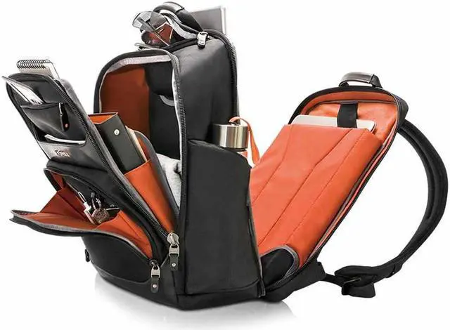 Alt view image 5 of 20 - Everki Onyx Premium Travel Friendly Laptop Backpack 15.6 inch Black Bags and Sleeves
