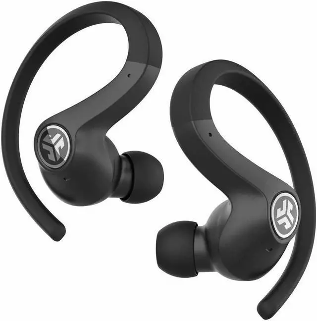Alt view image 14 of 16 - JLab JBuds Air Sport True Wireless Bluetooth Earbuds + Charging Case Black (ADIB07R7DT3JV)