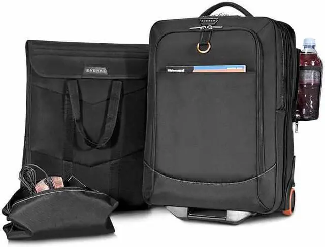 Alt view image 10 of 11 - Everki Titan Laptop Trolley 15 to 18.4 in Black Bags and Sleeves