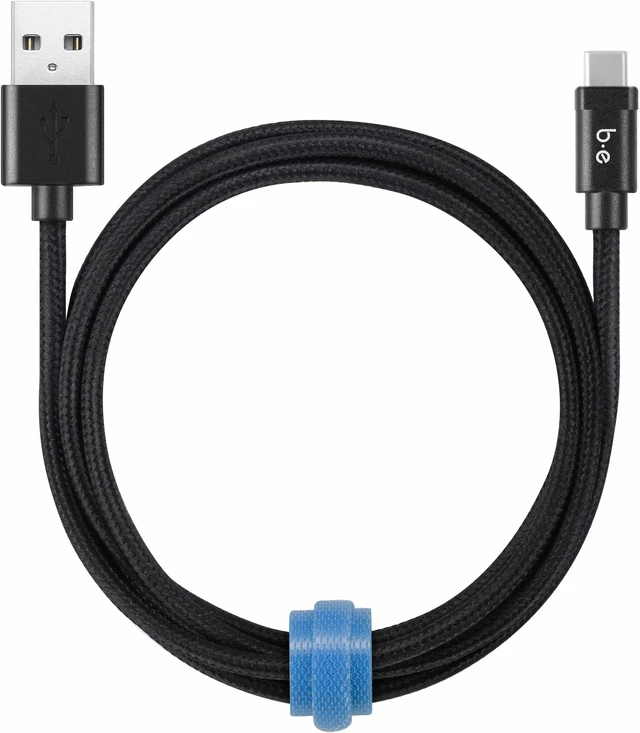Alt view image 2 of 8 - Ventev ChargeSync (10ft) USB-C to Lightning 8-Pin Cable for iPhones - Steel