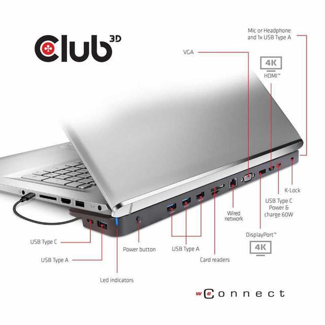 Alt view image 19 of 20 - USB 32 GEN1 C TRIPLE DISPLAY DYNAMIC 100W PD CHARGING DOCK THE 5 X USBA PORTS