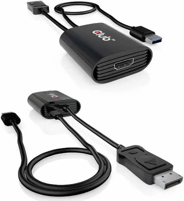Alt view image 13 of 14 - Club3D CAC-1085 DisplayPort 1.4 to HDMI 4K120Hz HDR Active Adapter M/F