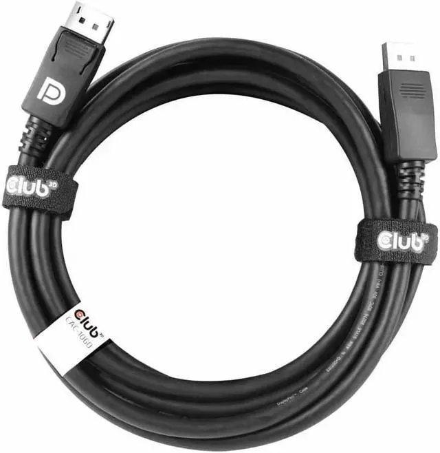Alt view image 17 of 18 - Club 3D 9.84ft DisplayPort 1.4 HBR3 8K 28AWG Cable M/M - Black