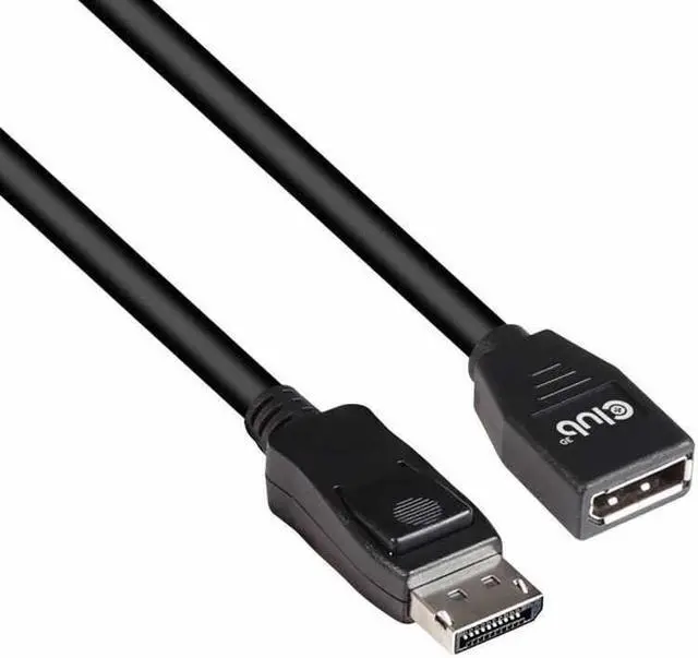 Alt view image 7 of 15 - Club 3D CAC-1022 60Hz 6.56 ft. Male-Female Displayport