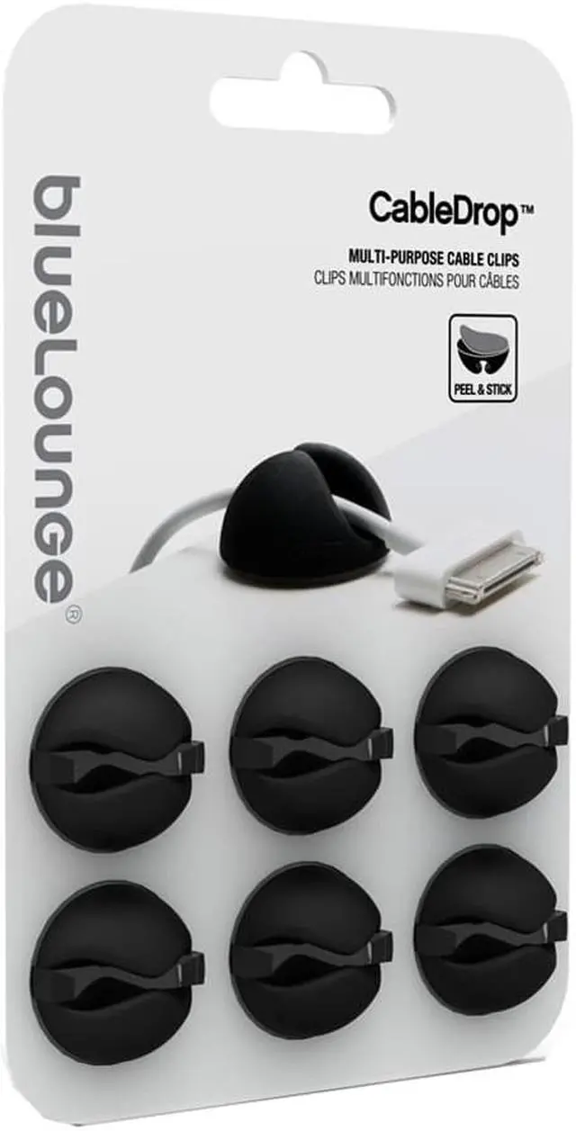 Alt view image 4 of 6 - Blue Lounge 6-pack Cable Drop Black 15-210