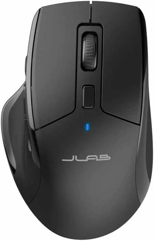 Alt view image 3 of 5 - jlab jbuds wireless mouse | connect via bluetooth or usb wireless dongle | multi-device toggle, up to three devices | custom user profiles | adjustable tracking | full-size | rechargeable | (1 pack)