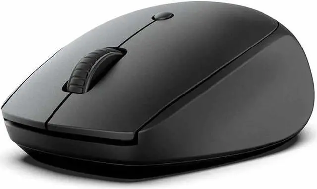 Alt view image 9 of 10 - JLab Go Wireless Mouse |Connect via Bluetooth/USB Dongle | 4 Button Clicks | Easy Device Switch | Ultra Compact Design | AA Battery Powered | Mac OS | Windows | Chrome OS| Right + Left Handed | Black