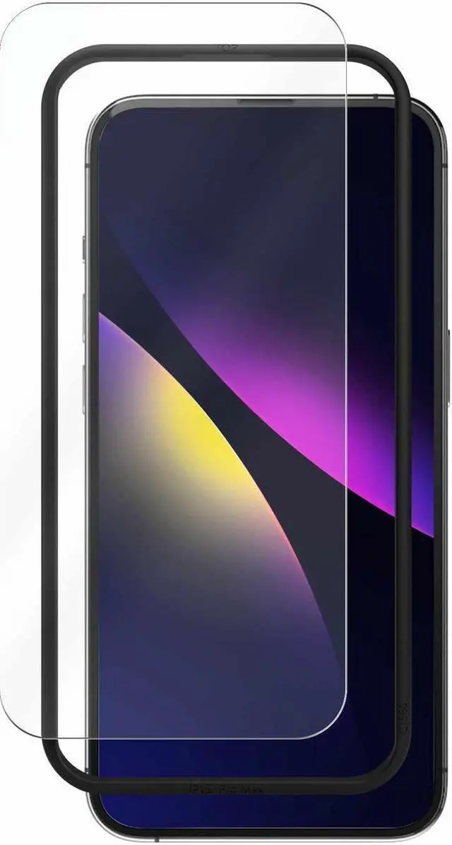 Alt view image 4 of 6 - Blu Element Tempered Glass Screen Protector with Installation Kit for iPhone 15 Pro Screen Protectors