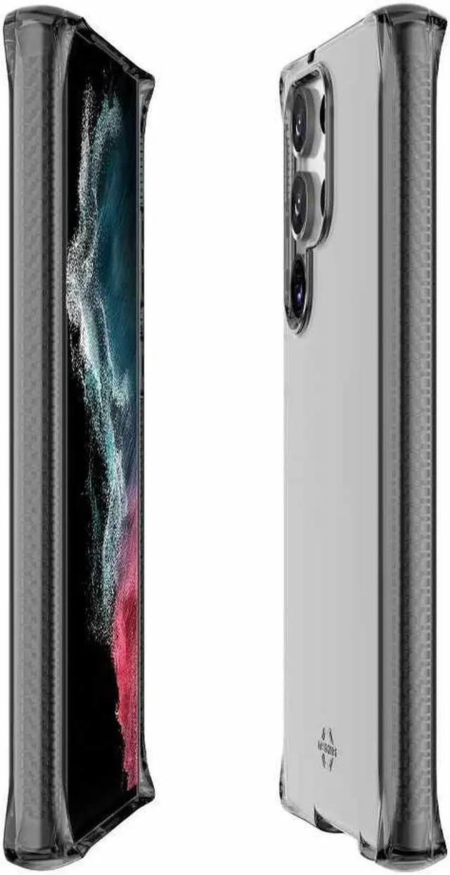 Alt view image 4 of 5 - ITSKINS Spectrum_R Case for Samsung Galaxy S23 Ultra - Smoke