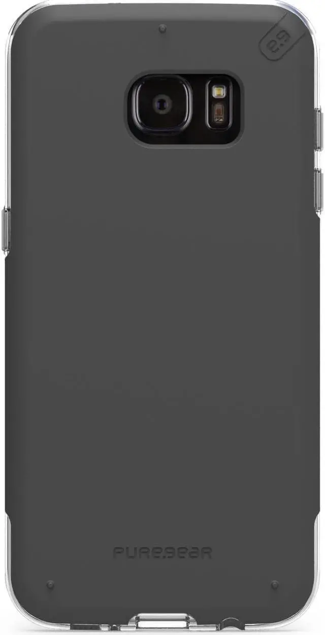 Alt view image 3 of 11 - PUREGEAR DUALTEK PRO BLACK ANTI-SHOCK CASE HARD COVER FOR SAMSUNG GALAXY S7 EDGE