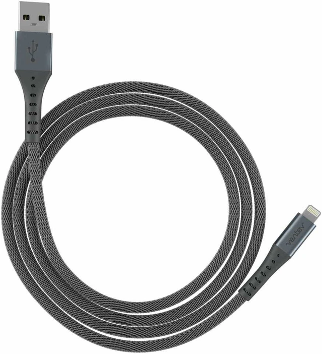 Main image of Ventev Charge/Sync Alloy Lightning Cable 10ft Steel Gray Charge/Sync Cables