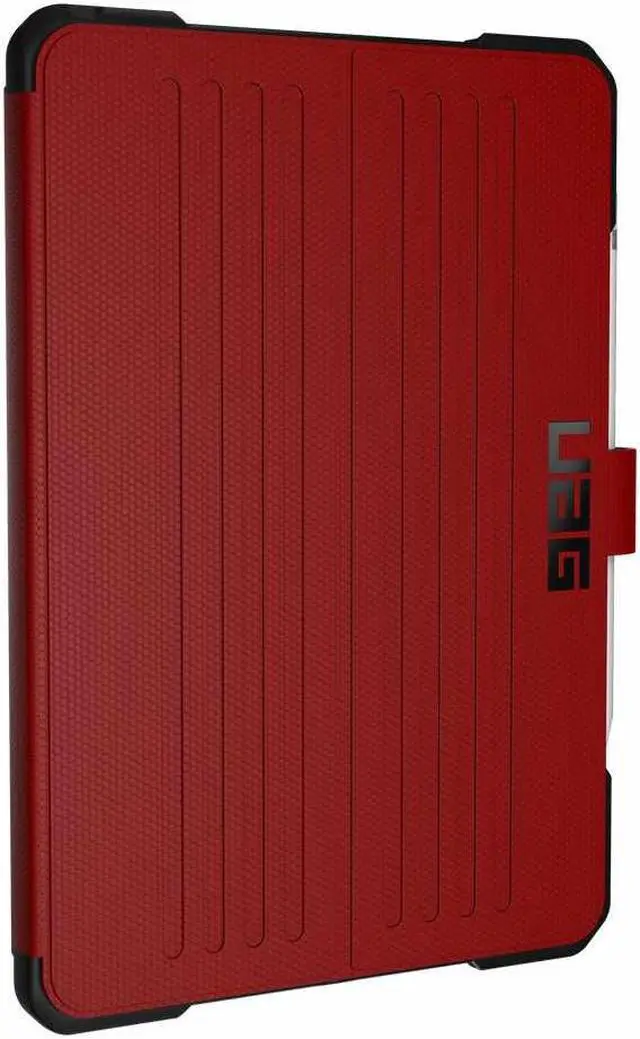 Alt view image 7 of 11 - UAG iPad 10.2-inch (9th Gen, 2021),(8th Gen, 2020) & (7th Gen, 2019) Case, Metropolis Rugged Heavy Duty Protective Cover Multi-Angle Viewing Folio Stand with Pencil Holder, Magma