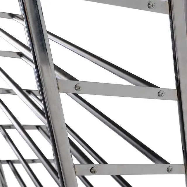 Alt view image 9 of 9 - BestMassage 50 Pair Free Standing Chrome Metal 10 Tier Shoe Tower Rack