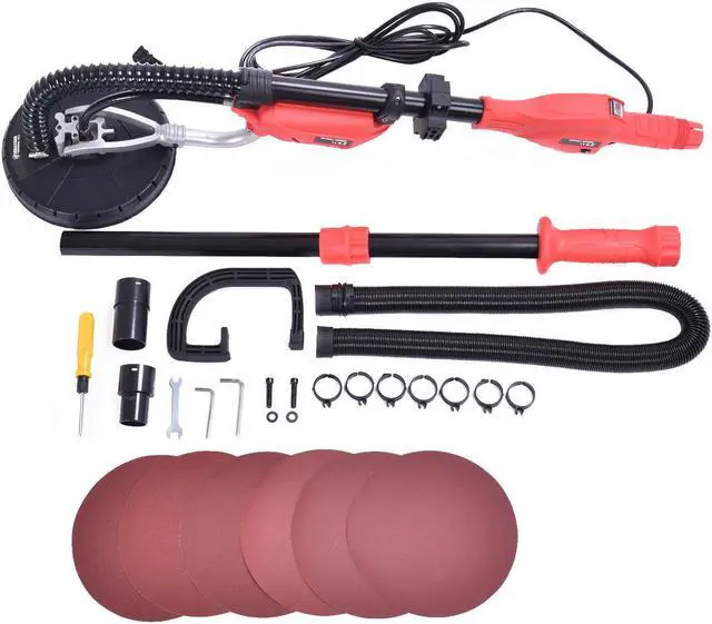 Alt view image 6 of 7 - Drywall Sander 750W Commercial Electric Adjustable Variable Speed Sanding Pad