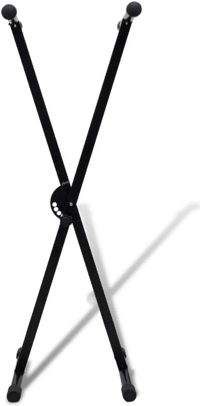 Alt view image 2 of 3 - Adjustable Single Braced Keyboard Stand X-Frame