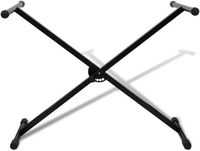 Alt view image 3 of 3 - Adjustable Single Braced Keyboard Stand X-Frame