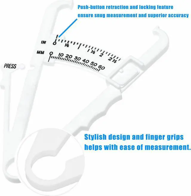 Alt view image 3 of 3 - Body Accu-Measure Fat Caliper