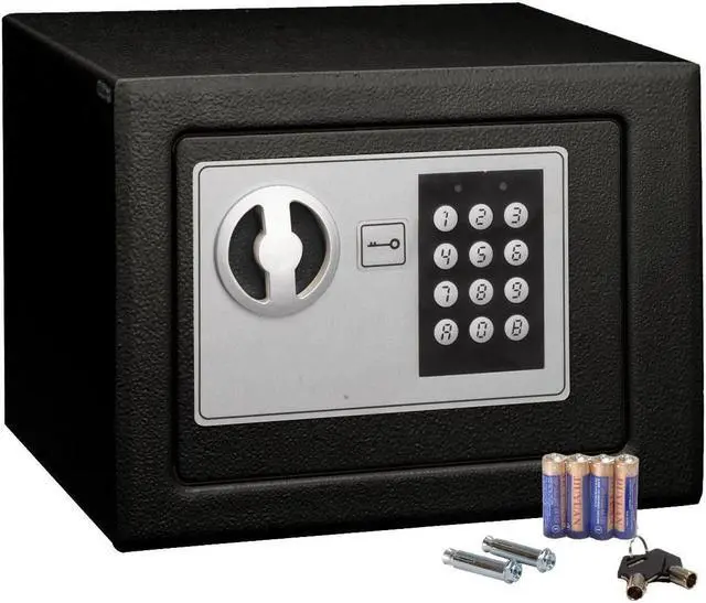 Main image of Small Black Digital Electronic Safe Box Keypad Lock Home Office Hotel Gun